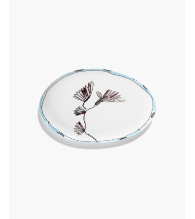 Oválný talíř °2 S Camelia aubergine Midnight Flowers - Marni