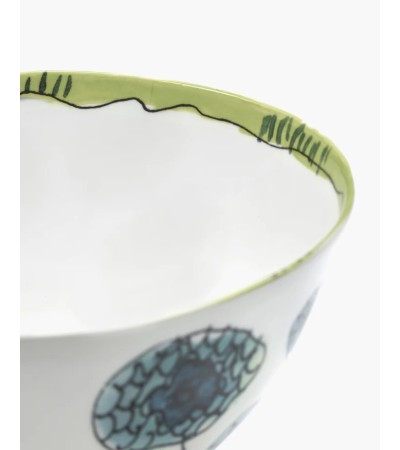 Servírovací mísa L Anemone vaniglia Midnight Flowers - Marni