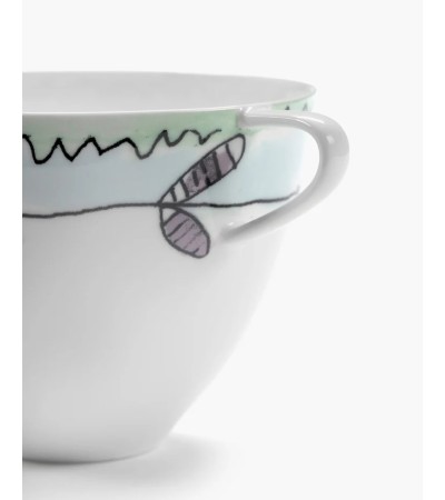 Hrníček na cappuccino Blossom milk Midnight Flowers - Marni