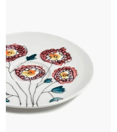 Podšálek na hrníček na kávu nízký Anemone milk Midnight Flowers - Marni