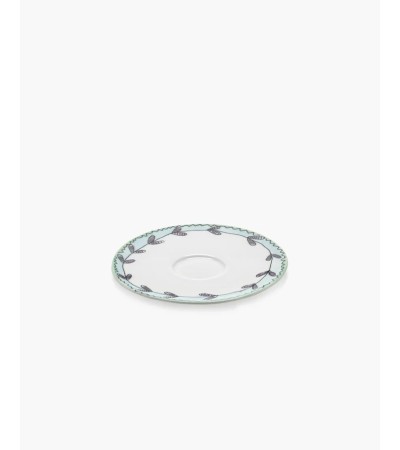 Podšálek na hrníček na kávu nízký Blossom milk Midnight Flowers - Marni