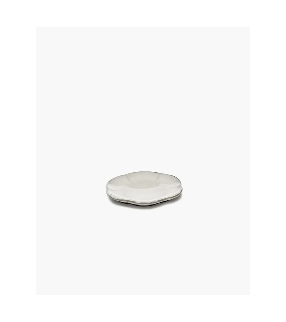 Dezertní talíř žebrovaný bílý Inku - Sergio Herman