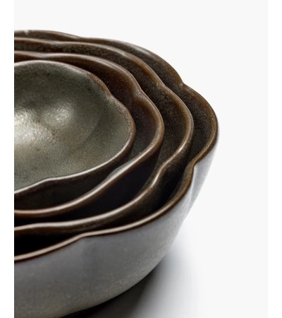 Miska žebrovaná XL zelená Inku - Sergio Herman