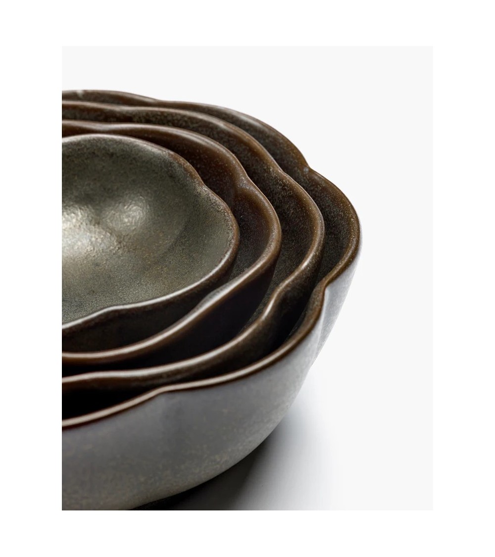 Miska žebrovaná XL zelená Inku - Sergio Herman