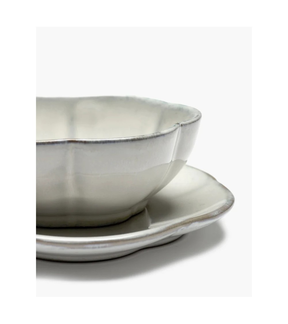 Miska žebrovaná M bílá Inku - Sergio Herman