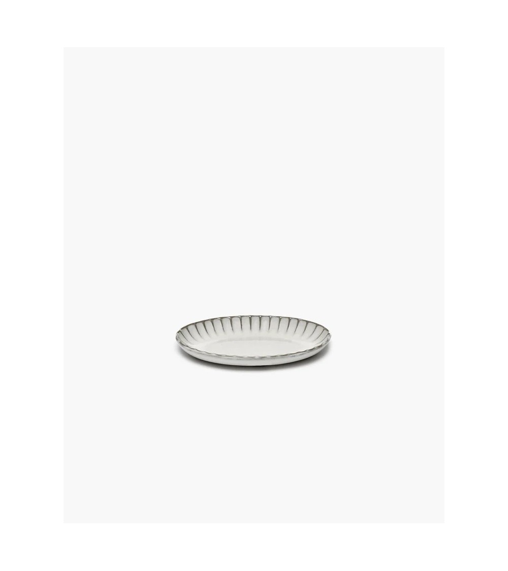 Servírovací mísa oválná L bílá Inku - Sergio Herman