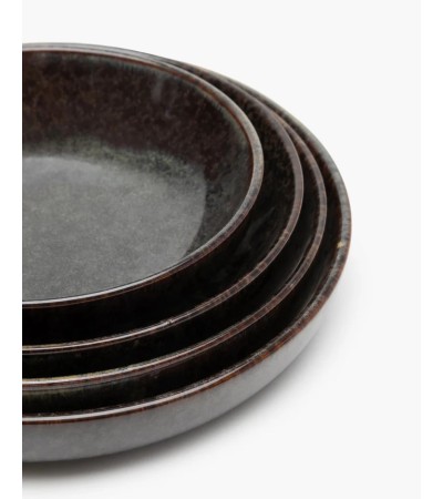 Hluboký talíř M šedý Surface - Sergio Herman