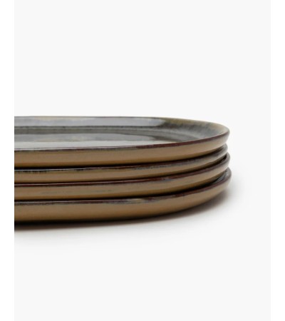 Talíř na tapas L šedý Surface - Sergio Herman