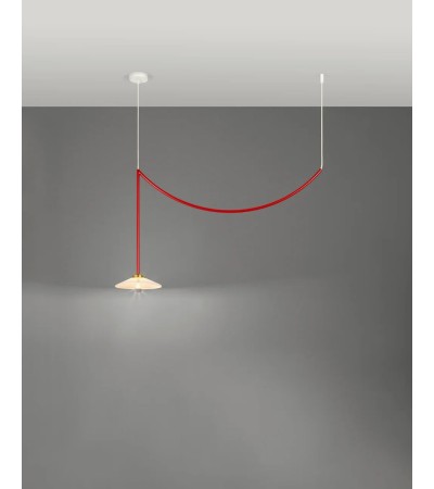 Závěsná lampa n°5 červená - valerie_obejcts