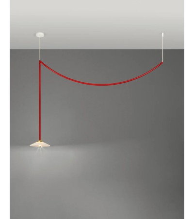 Závěsná lampa n°4 červená - valerie_obejcts