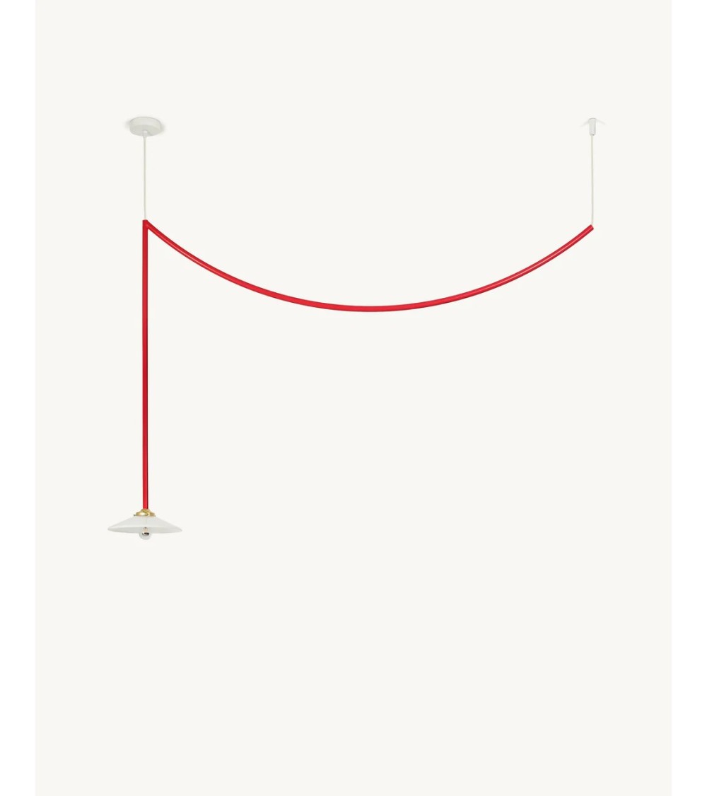 Závěsná lampa n°4 červená - valerie_obejcts