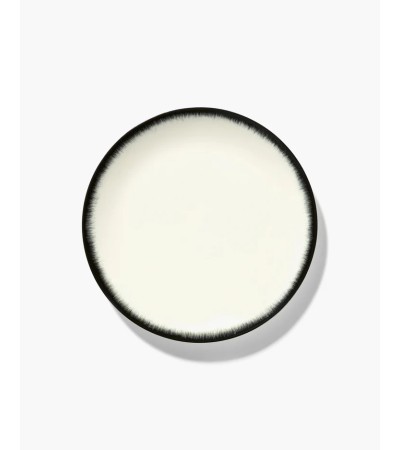 Dezertní talíř černobílý 3 DÉ - Ann Demeulemeester