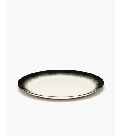 Jídelní talíř černobílý 4 DÉ - Ann Demeulemeester