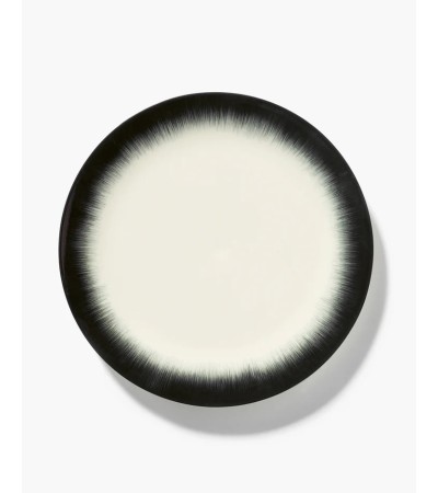 Jídelní talíř černobílý 4 DÉ - Ann Demeulemeester