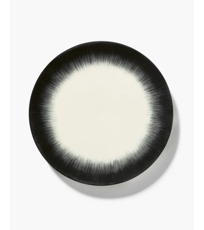 Jídelní talíř černobílý 5 DÉ - Ann Demeulemeester