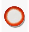Jídelní talíř červenobílý 5 DÉ - Ann Demeulemeester