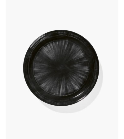 Hluboký talíř XL Bíločerný 3 DÉ - Ann Demeulemeester